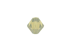 Swarovski Crystal, #5301 Bicone Beads 5mm, Light Grey Opal, Wholesale Packs - BeadPrism