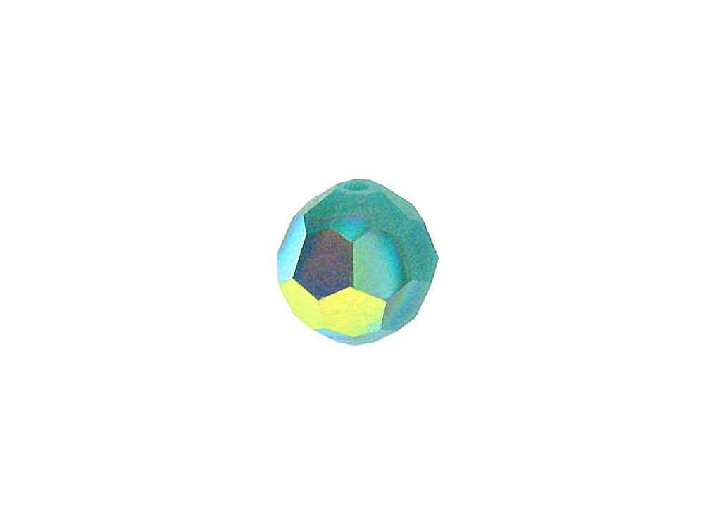 Swarovski 5000 Round Crystal Faceted Beads Turquoise AB | 6mm | Small & Wholesale Packs - BeadPrism