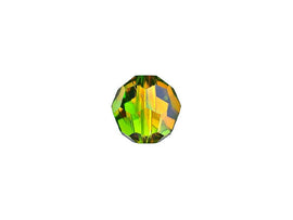 Swarovski 5000 Round Crystal Faceted Beads Fern Green Topaz | 6mm | Small & Wholesale Packs - BeadPrism