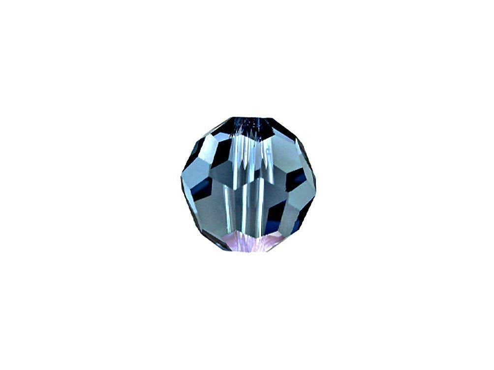 Swarovski 5000 Round Crystal Faceted Beads Denim Blue | 8mm | Small & Wholesale Packs - BeadPrism