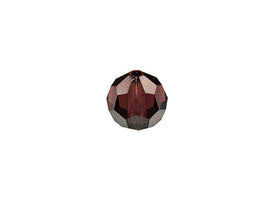 Swarovski 5000 Round Crystal Faceted Beads Burgundy | 6mm | Small & Wholesale Packs - BeadPrism