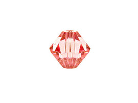 Swarovski Crystal, #5328 Bicone Beads 4mm, Light Rose, Wholesale Packs - BeadPrism