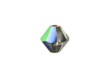 Load image into Gallery viewer, Swarovski Crystal, #5328 Bicone Beads 4mm, Crystal Vitrail Medium, Wholesale Packs - BeadPrism