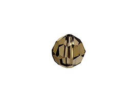 Swarovski 5000 Round Crystal Faceted Beads Smoky Quartz | 6mm | Small & Wholesale Packs - BeadPrism