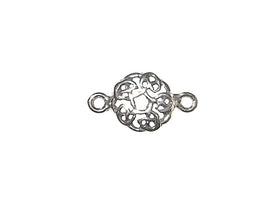 5 pcs Sterling Silver 8mm Round Link - BeadPrism