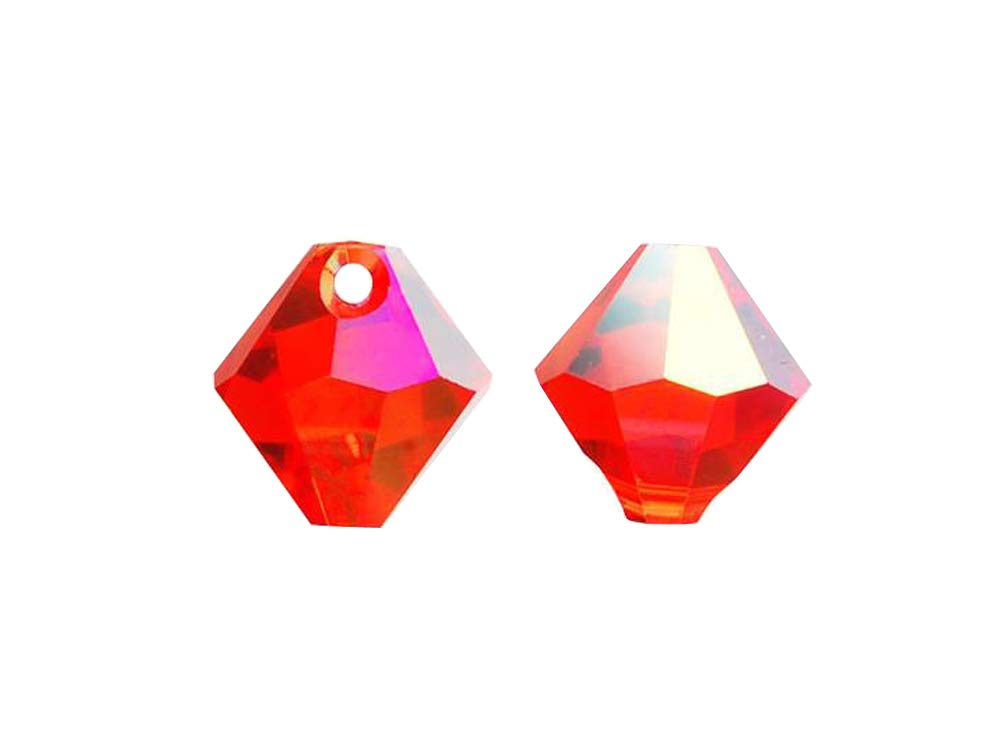 Wholesale Genuine Swarovski 6301 6mm Hyacinth AB Bicone Beads, Choose Package Size - BeadPrism