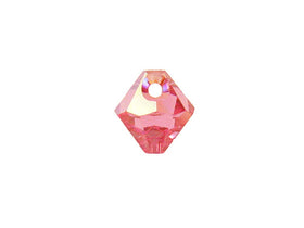 Wholesale Genuine Swarovski 6301 8mm Rose AB Bicone Beads, Choose Package Size - BeadPrism