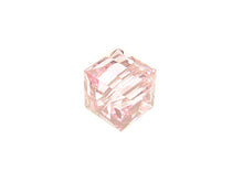 Load image into Gallery viewer, Wholesale Genuine Swarovski 5601 8mm Rosaline Cube Beads, Choose Package Size - BeadPrism