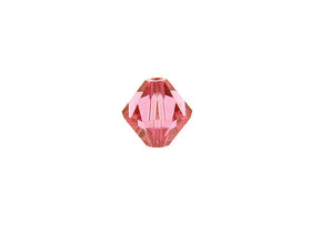 Swarovski Crystal, #5328 Bicone Beads 5mm, ROSE, Wholesale Packs - BeadPrism