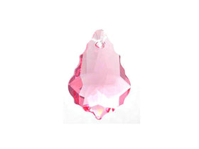 Swarovski Crystal, #6090 Baroque Pendant 16mm, Light Rose, Wholesale Packs - BeadPrism