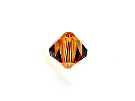 Swarovski Crystal, #5328 Bicone Beads 8mm, Crystal Copper, Wholesale Packs - BeadPrism
