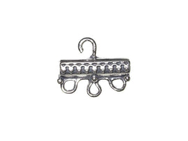 1 pc Sterling Silver 1-3 Connector - BeadPrism