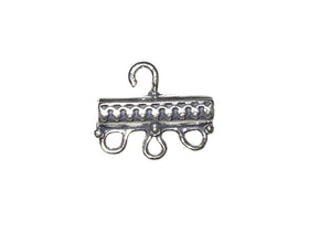 1 pc Sterling Silver 1-3 Connector - BeadPrism