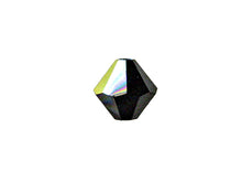 Load image into Gallery viewer, Swarovski Crystal, #5328 Bicone Beads 4mm, JET AB, Wholesale Packs - BeadPrism