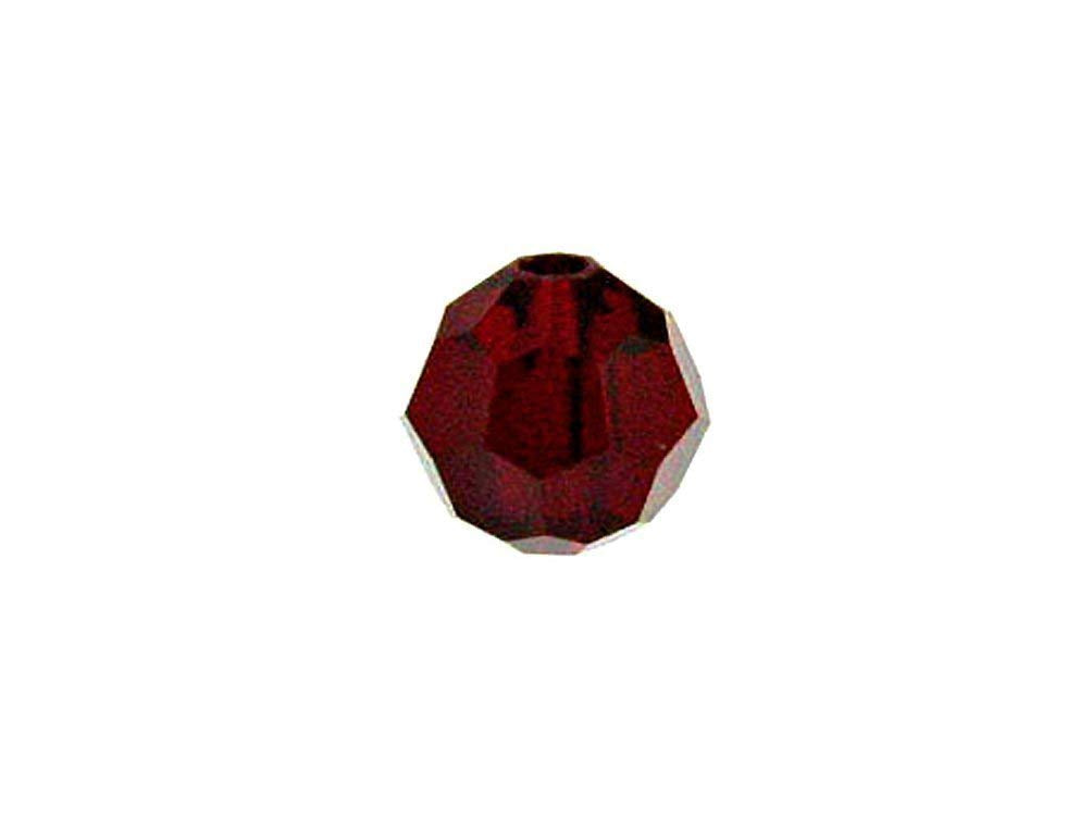 Swarovski 5000 Round Crystal Faceted Beads SIAM | 8mm | Small & Wholesale Packs - BeadPrism