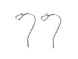 Wholesale 11.75mm Sterling Silver Round French Earwire with Ball End 21 Gauge, Choose Package Size