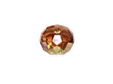 Load image into Gallery viewer, Swarovski 5041 Rondelle Crystal Faceted Beads Crystal Copper | 12mm | Small &amp; Wholesale Packs - BeadPrism