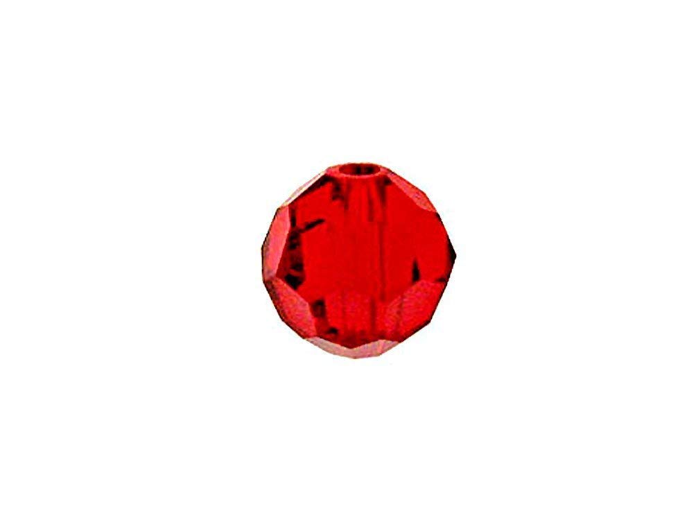 Swarovski 5000 Round Crystal Faceted Beads Light Siam | 4mm | Small & Wholesale Packs - BeadPrism