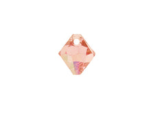 Load image into Gallery viewer, Swarovski Crystal, #6328 Top Drilled Bicone Beads 8mm, Light Rose AB, Wholesale Packs - BeadPrism