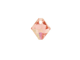 Wholesale Genuine Swarovski 6301 8mm Light Rose AB Bicone Beads, Choose Package Size - BeadPrism