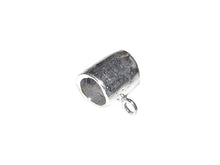 Load image into Gallery viewer, 1 pc Sterling Silver 9.5mm Heavy Duty Plain Bail 5.8mm Hole - BeadPrism
