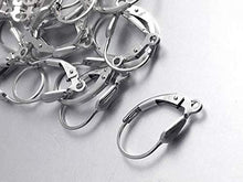 Load image into Gallery viewer, Wholesale Sterling Silver Anti Tarnish Coating Shell Leverback Earring With Ring Choose Package Size - BeadPrism
