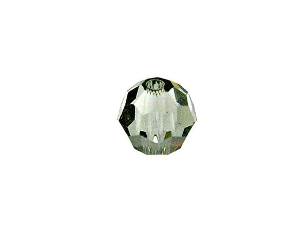 Swarovski 5000 Round Crystal Faceted Beads Black Diamond | 6mm | Small & Wholesale Packs - BeadPrism