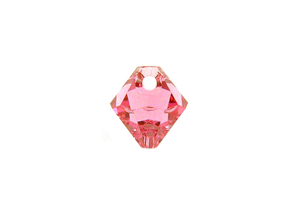 Wholesale Genuine Swarovski 6301 8mm ROSE Bicone Beads, Choose Package Size - BeadPrism
