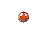 Swarovski 5000 Round Crystal Faceted Beads Indian Red AB | 8mm | Small & Wholesale Packs