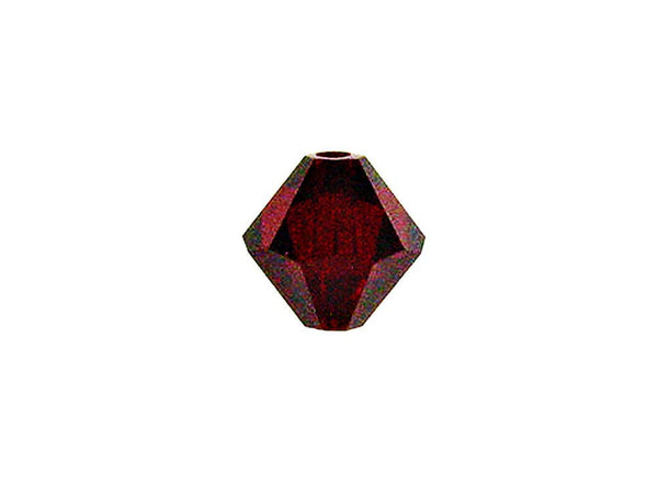 Swarovski Crystal, #5328 Bicone Beads 4mm, RUBY, Wholesale Packs - BeadPrism