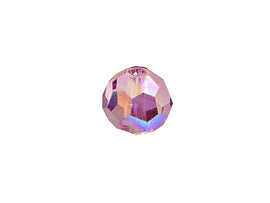 Swarovski 5000 Round Crystal Faceted Beads Light Amethyst AB | 5mm | Small & Wholesale Packs - BeadPrism