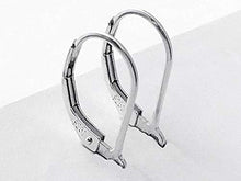 Load image into Gallery viewer, Wholesale Sterling Silver Anti Tarnish Coating Plain Leverback Earring With Ring Choose Package Size - BeadPrism