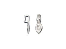 Load image into Gallery viewer, 4 pcs Sterling Silver Glue-On Bail 15x6mm Medium size - BeadPrism