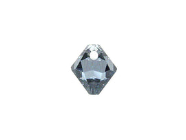 Swarovski Crystal, #6328 Top Drilled Bicone Beads 6mm, Light Sapphire Satin, Wholesale Packs - BeadPrism