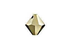 Load image into Gallery viewer, Swarovski Crystal #6328 Top Drilled Bicone Beads 6mm, Crystal Metallic Light Gold 2X Wholesale Packs - BeadPrism