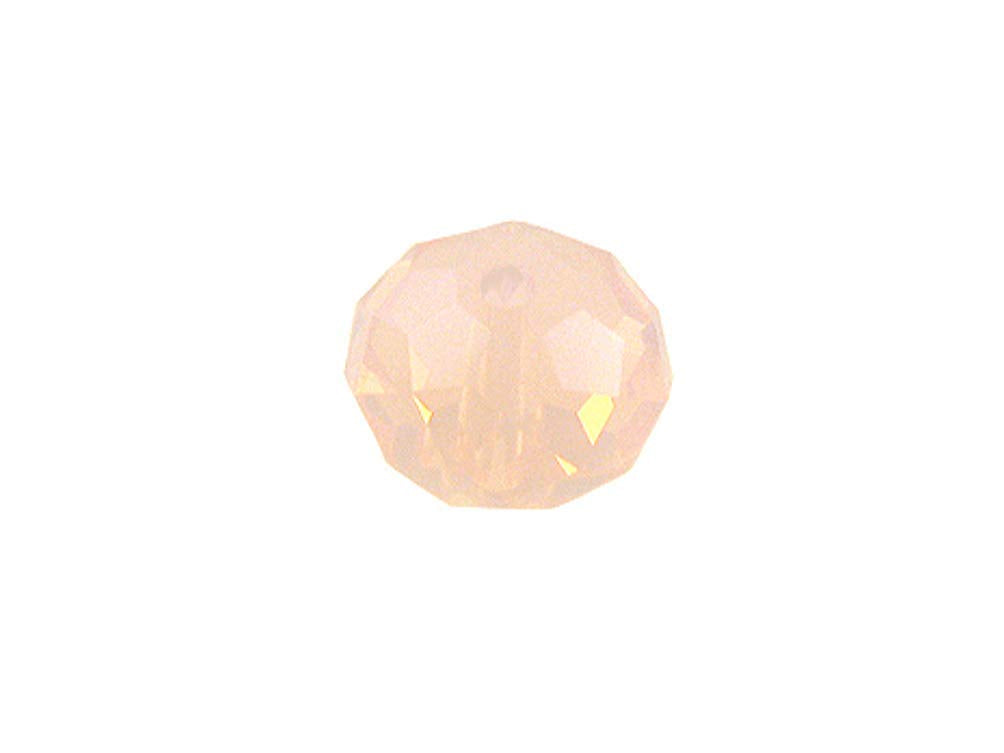 Swarovski 5040 Rondelle Crystal Faceted Beads Rose Water Opal | 6mm | Small & Wholesale Packs - BeadPrism
