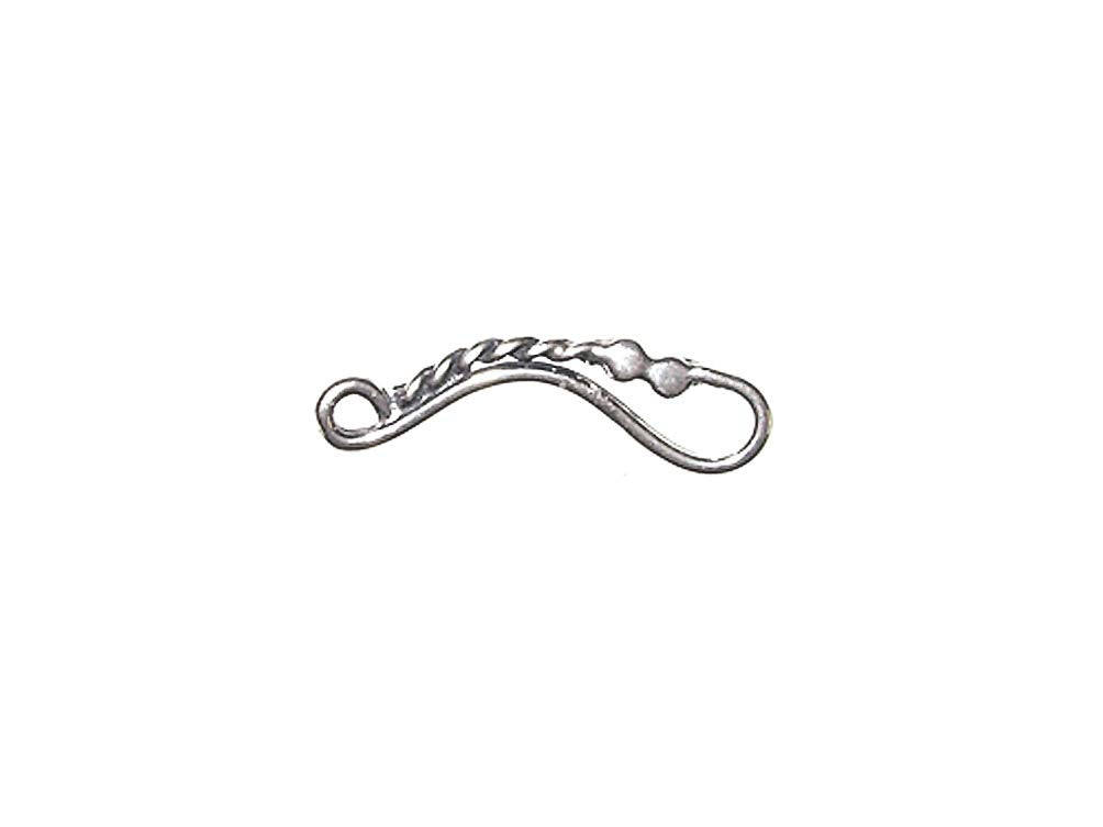 5 pcs Sterling Silver Twist Plain Fancy Link - BeadPrism