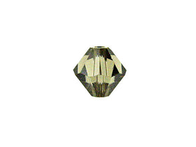 Swarovski Crystal, #5328 Bicone Beads 4mm, Smokey Quartz, Wholesale Packs - BeadPrism