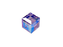 Load image into Gallery viewer, Wholesale Genuine Swarovski 5601 8mm Tanzanite AB Cube Beads, Choose Package Size - BeadPrism