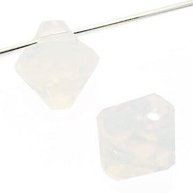 Wholesale Genuine Swarovski 6301 6mm White Opal Bicone Beads, Choose Package Size - BeadPrism