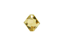 Load image into Gallery viewer, Swarovski Crystal, #6328 Top Drilled Bicone Beads 6mm, Light Colorado Topaz, Wholesale Packs - BeadPrism