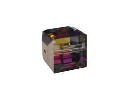Wholesale Genuine Swarovski 5601 8mm Crystal Heliotrope AB Cube Beads, Choose Package Size - BeadPrism