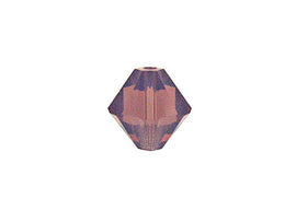 Swarovski Crystal, #5328 Bicone Beads 5mm, Cyclamen Opal, Wholesale Packs - BeadPrism