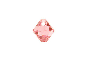 Swarovski Crystal, #6328 Top Drilled Bicone Beads 6mm, Light Rose, Wholesale Packs - BeadPrism