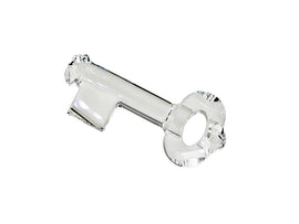 Swarovski Crystal, #6919 Key Pendant 50mm, Crystal, Wholesale - BeadPrism
