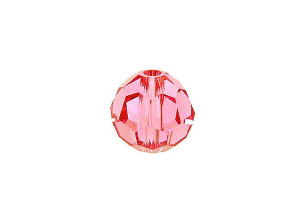 Swarovski 5000 Round Crystal Faceted Beads ROSE | 4mm | Small & Wholesale Packs - BeadPrism