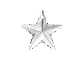 Swarovski Crystal, #6714 Star Pendant 20mm, Crystal, Wholesale Packs - BeadPrism