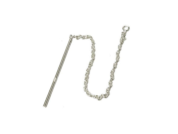 Wholesale Sterling Silver 3" Cable Chain Earring Threader, Choose Package Size - BeadPrism