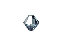 Load image into Gallery viewer, Swarovski Crystal, #5328 Bicone Beads 6mm, Aquamarine Satin, Wholesale Packs - BeadPrism