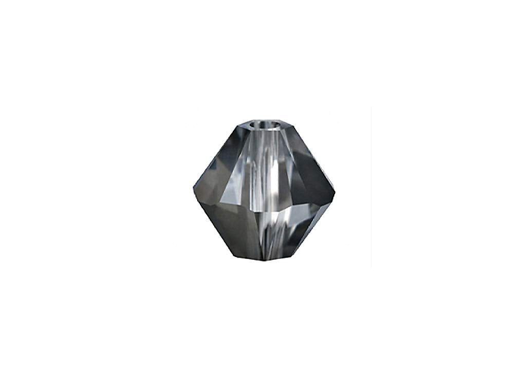 Swarovski Crystal, #5328 Bicone Beads 4mm, Crystal Silver Night, Wholesale Packs - BeadPrism